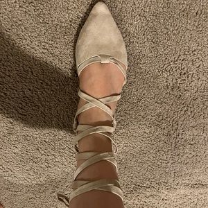 call it spring strappy lace flats